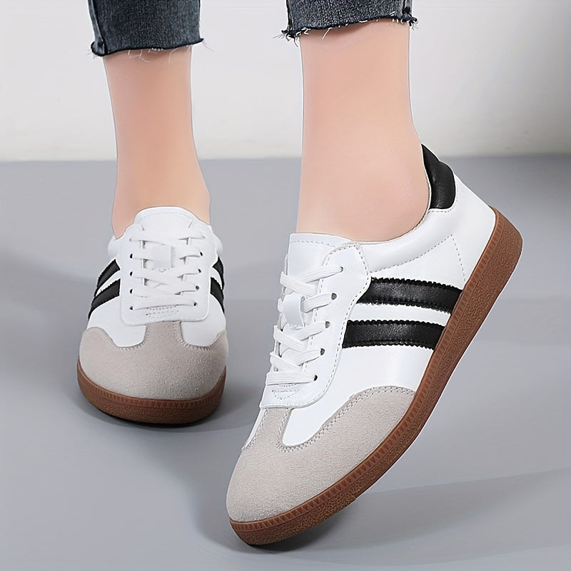 Women's Lightweight Lace-up Outdoor Flats Soft Sole Shoes