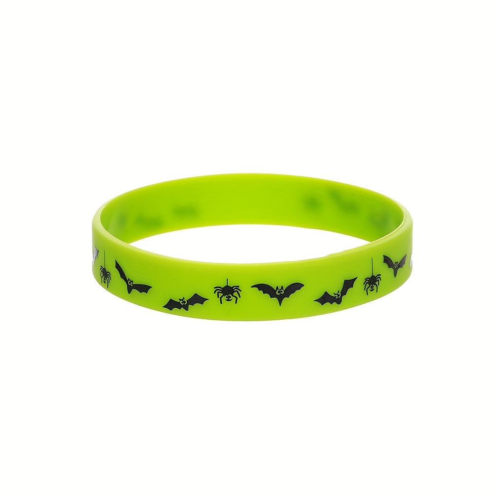 Halloween Party Silicone Bracelet 8pcs Set Trick Or Treat Holiday Carnival