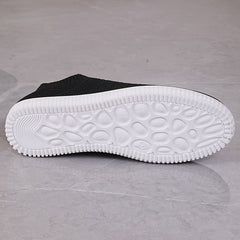 Women's Mesh Breathable Sneakers Lace-Up Flat Skate Shoes