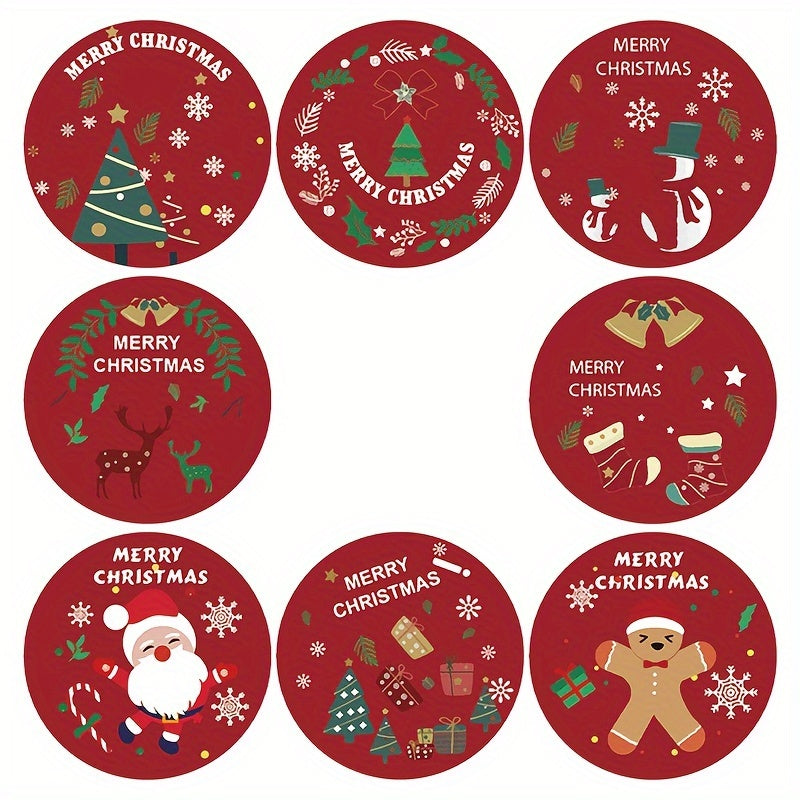 Christmas Stickers Seal Labels For Gift Packaging Envelopes