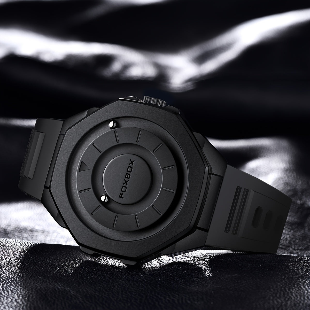 Foxbox Retro Magnetic Watch Unisex Stainless Steel Case & Band