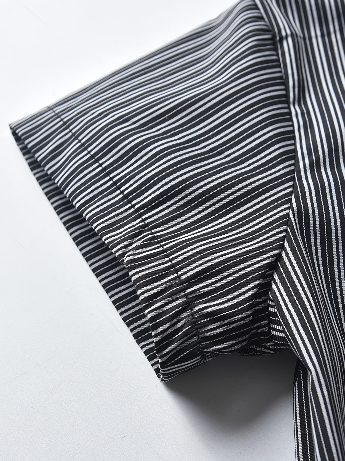 Boys Striped Button Shirt with Bowtie - Summer Clothes