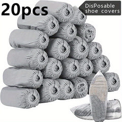 Disposable Non-woven Shoe Covers Anti-slip Waterproof 40pcs