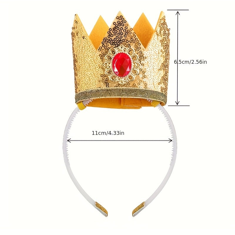Girl s Cosplay Princess Hairband Crown Costume Accessory