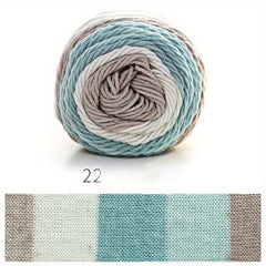 6-Pack Rainbow Milky Yarn, 5 Ply - for Knitting & Crocheting DIY Projects