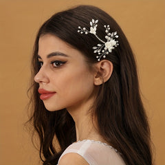 Crystal Head Piece Flower Headwear Rhinestone Hairpin Wedding Hair Accessories