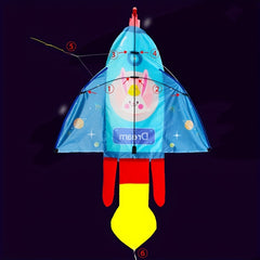 Colorful Rocket Kite for Outdoor Fun