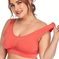 Seamless Sports Bra Breathable Workout Bra
