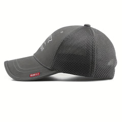 Unisex Mesh Trucker Baseball Cap Hip Hop Embroidered Hat