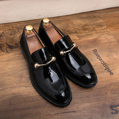 Women's PU Leather Loafers Stylish Softy Sole Low Top Shoes