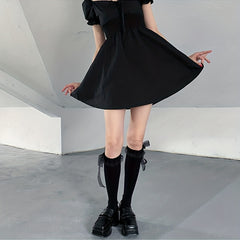 Strappy Calf Socks Knee High Stockings