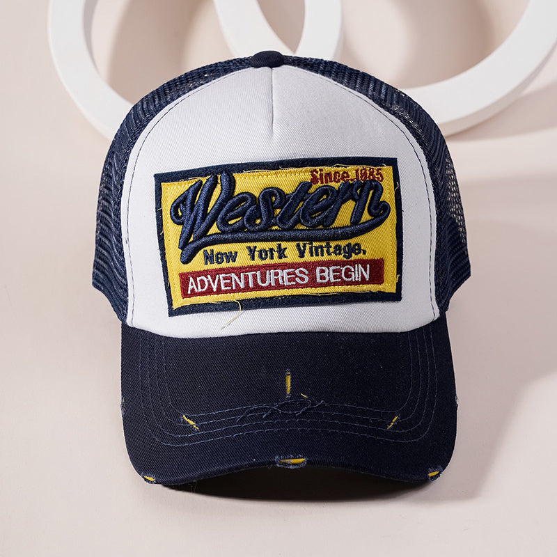 Vintage Embroidered Baseball Cap 'WESTERN'