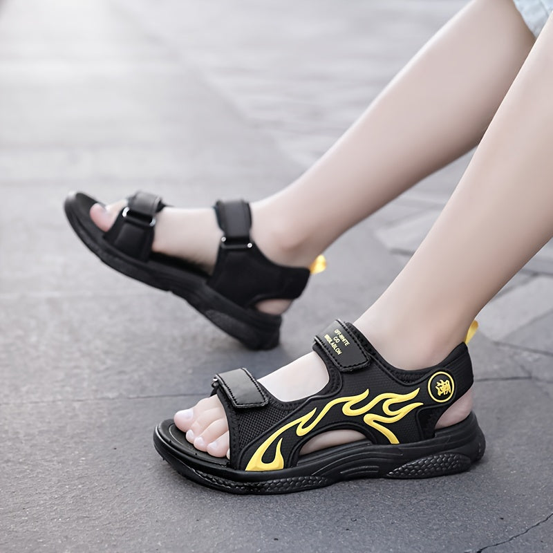 Boys' Open Toe Sandals Breathable Lightweight Non-Slip Sandals