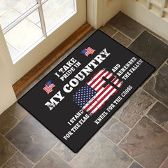 American Flag Print Doormat Indoor & Outdoor Foyer Rug Home Decor