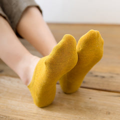 10 Pairs Invisible No Show Socks Low Cut Liner Non Slip Solid Cotton Socks