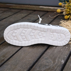 Sunflower & Dairy Cow Print Skate Shoes Lightweight Low Top Sport Shoes