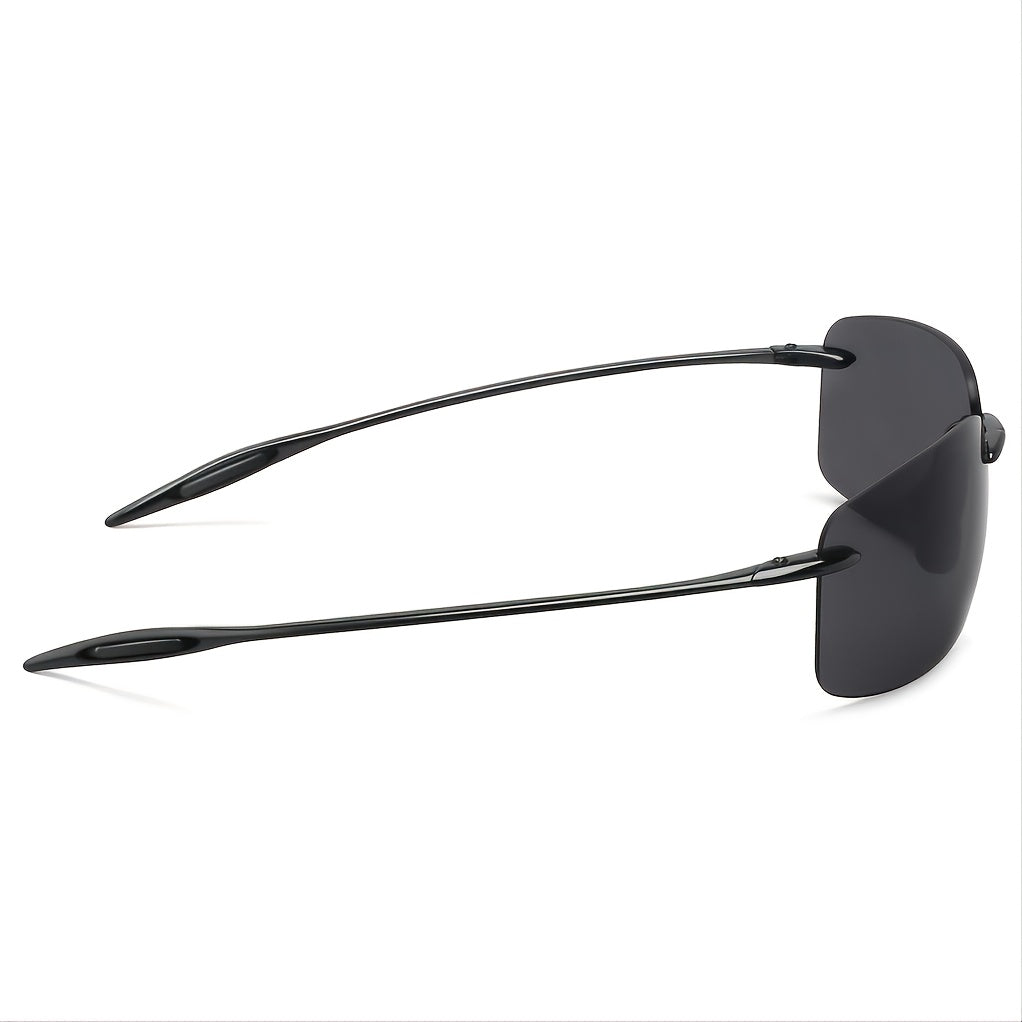 JULI Tr90 Rimless Sports Sunglasses for Men and Women - MJ8009 B