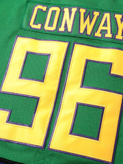Men's Green Retro Classic Ice Hockey Jersey 96 - Embroidered Stitched Sweats