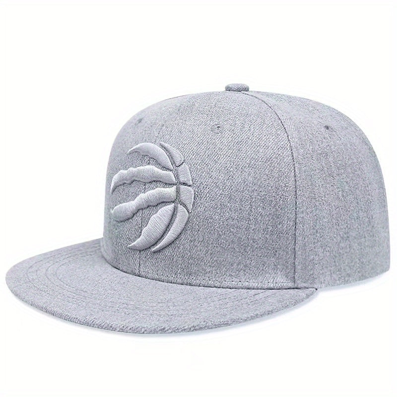 Men's Embroidered Flat Brim Baseball Cap