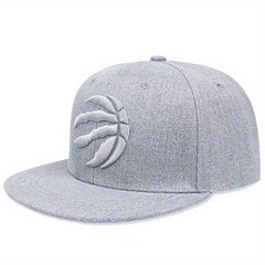 Men's Embroidered Flat Brim Baseball Cap