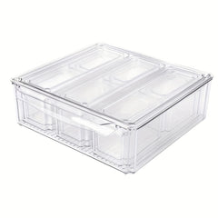10pcs Food Crisps Refrigerator Storage Plastic Lunch Box
