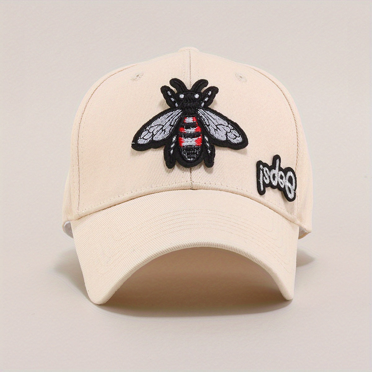 Bee Patch Baseball Cap Anime Couple Dad Hat Unisex Sun Hats