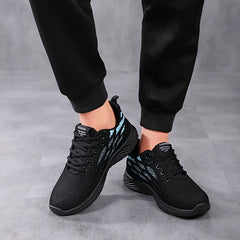 Men's Lace up Sneakers Athletic Shoes Breathable Running Basketball