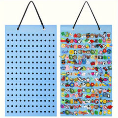 Shoe Charm Holder with 180 Holes Wall Mounted Display