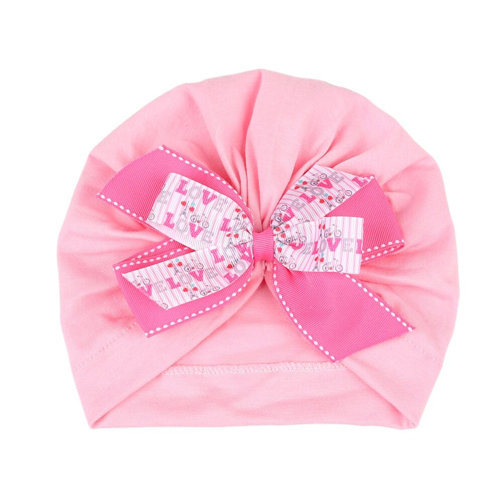 Kids Double Layer Bow Christmas Hat