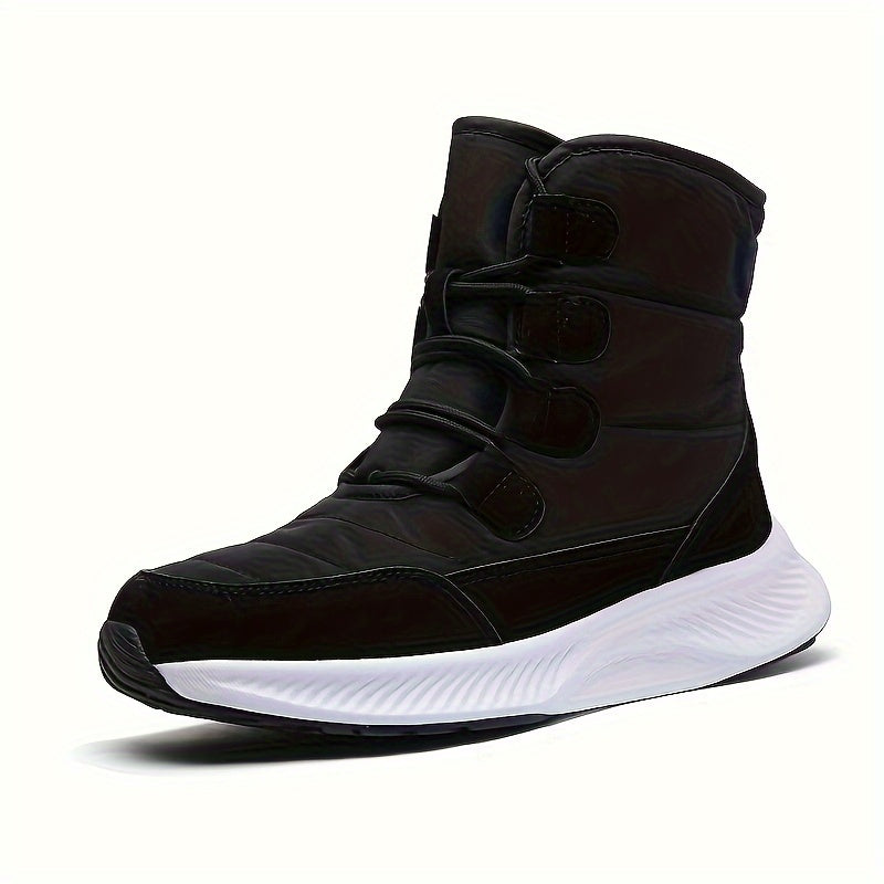 Waterproof Plush Lined Furry Thick Sole Heighten Snow Boots