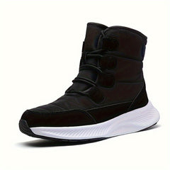 Waterproof Plush Lined Furry Thick Sole Heighten Snow Boots