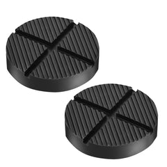 2PCS Car Lift Jack Stand Pads Rubber Slotted Floor Pad Frame Rail Adapte