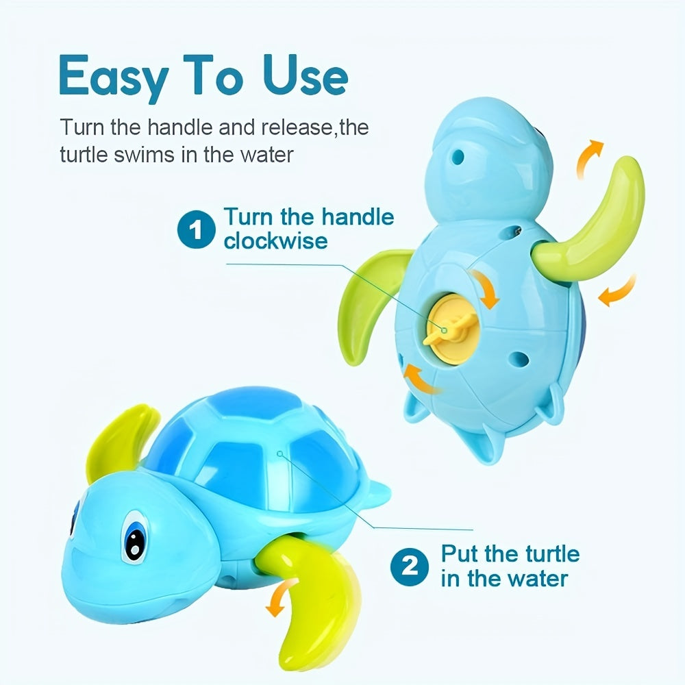 Swimming Turtle Bath Toy for Toddlers & Kids