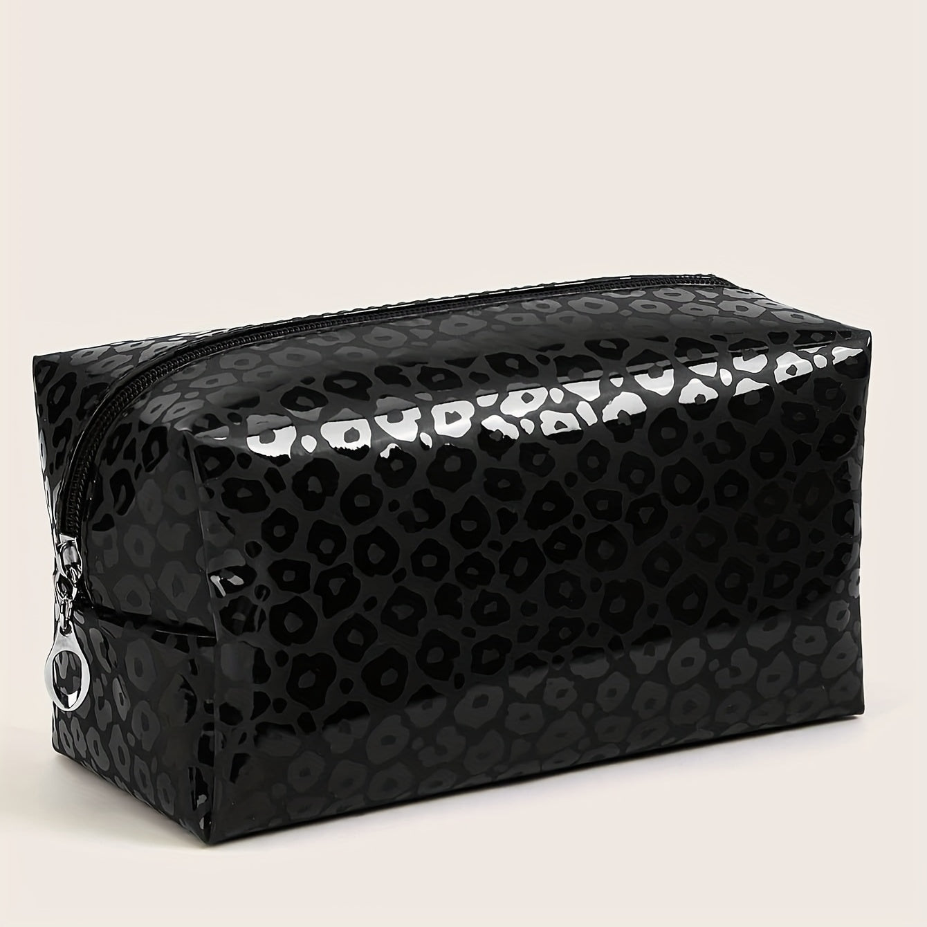 Leopard Print Makeup Bag for Travel and Organization