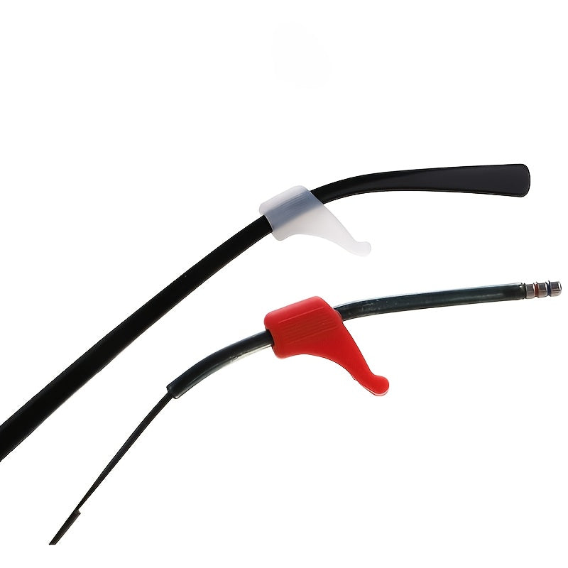OOLVS Glasses Ear Grip Eyeglass Strap Holder Silicone Anti Slip for Glasses