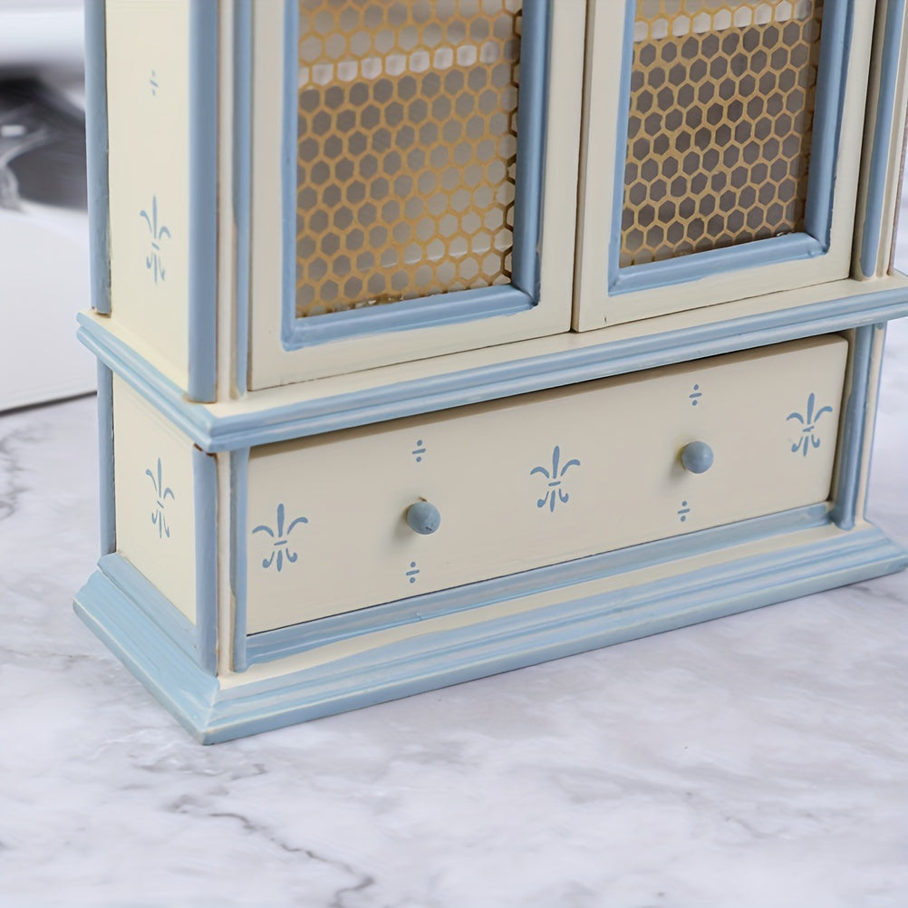 1/12 Dollhouse Cupboards Display Cabinet Mini Furniture Home Decor DIY Toy
