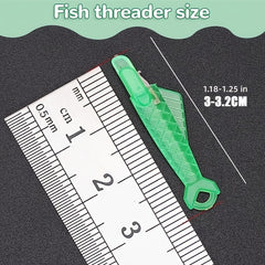 10pcs Plastic Fish Needle Threaders Sewing Tool for Embroidery Cross Stitch