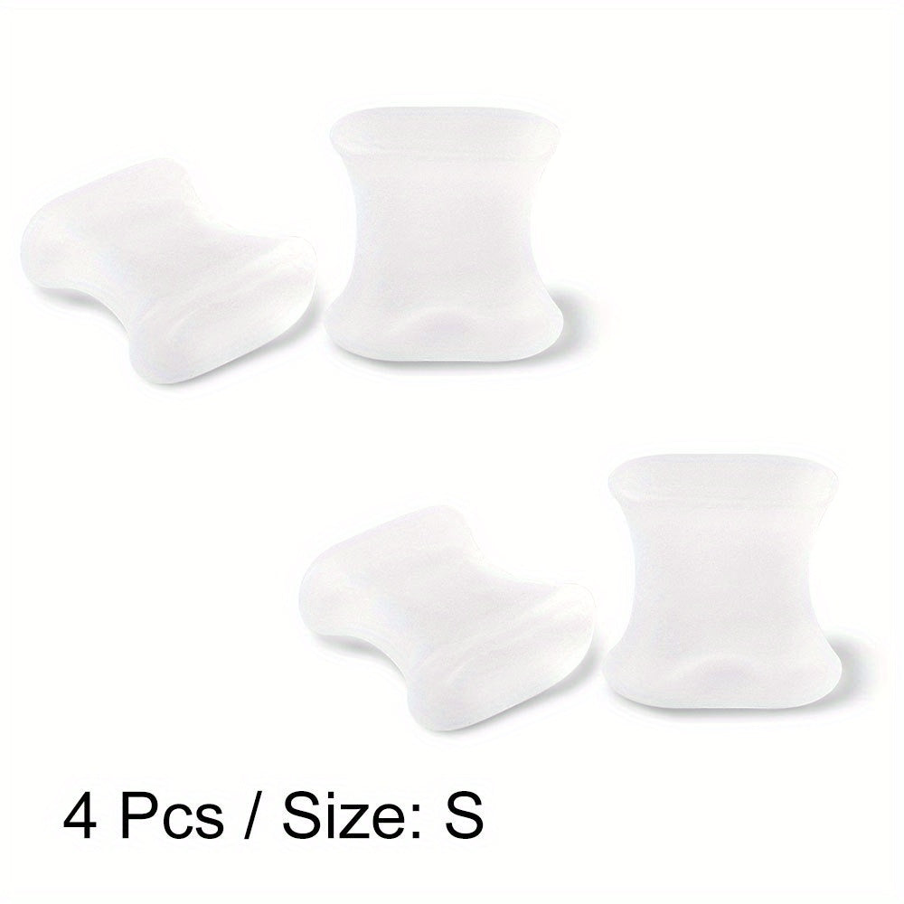 Soft Gel Toe Separators for Overlapping Toes Bunions Big Toe Alignment