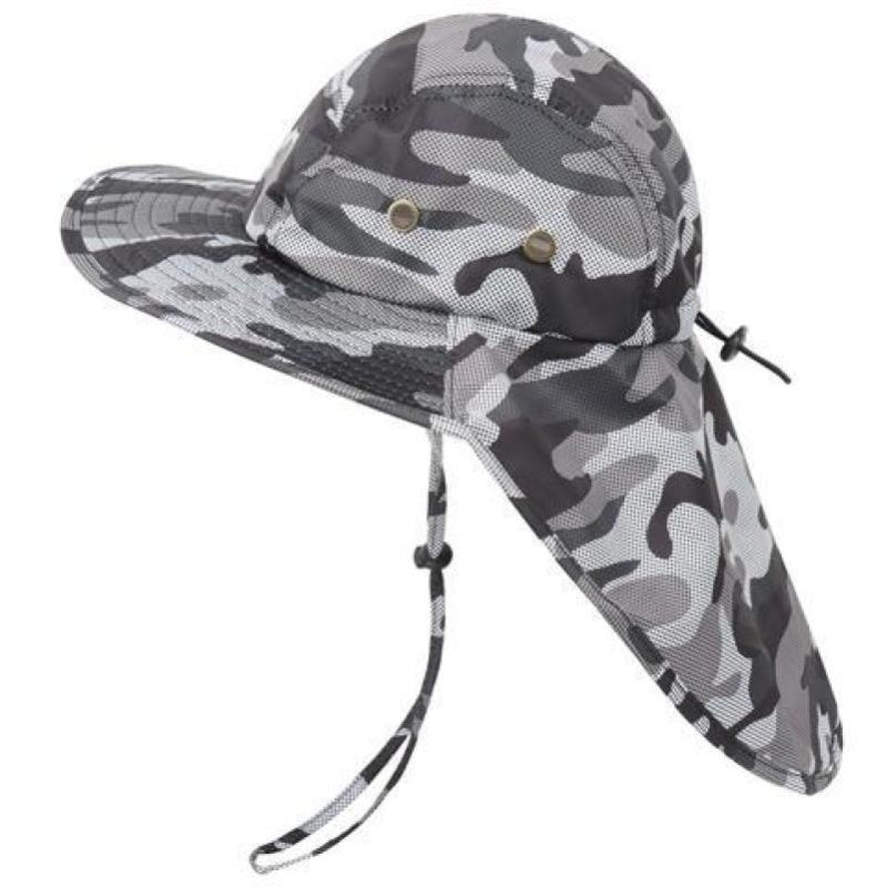 Outdoor Sunscreen Anti UV Bucket Hat For Cycling