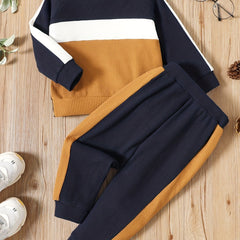 Toddler Boy's Sweatshirt & Sweatpants Set for Spring Fall