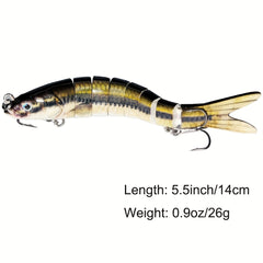 Jointed Swimbaits Slow Sinking Bionic Swimming Lures Kit