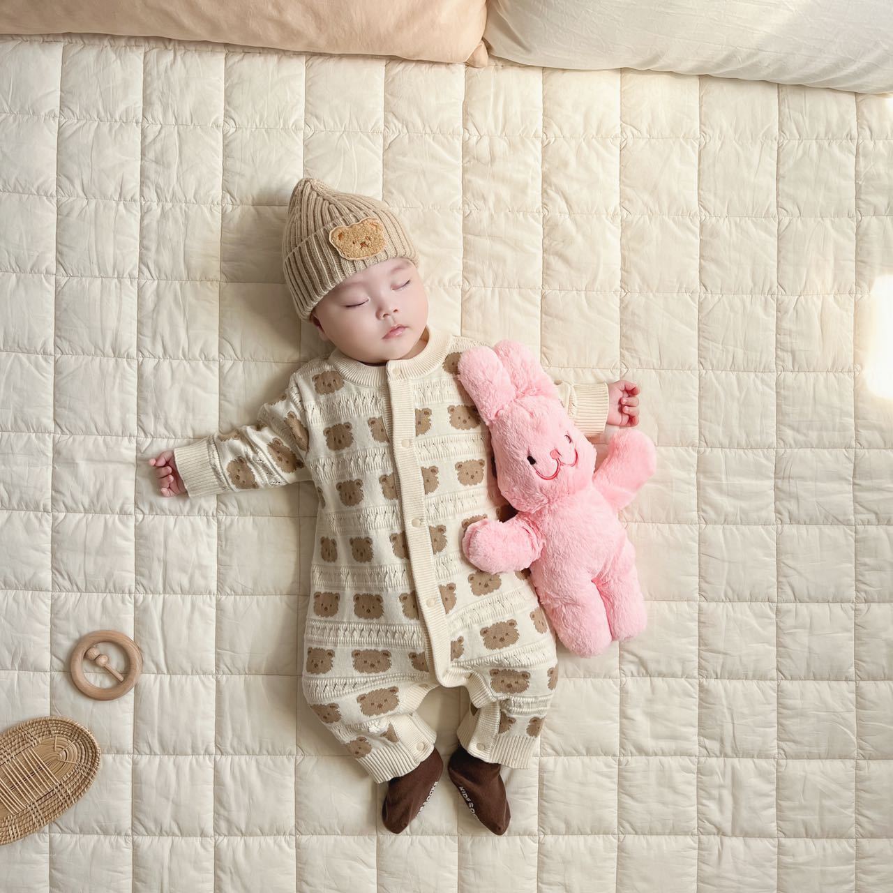 Plush Teddy Bear Baby Doll Birthday Gift for Kids