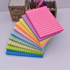 50 Sheets Large Square Sticky Notes, Bright Colors, Self Adhesive, 10x10cm