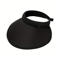Breathable Solid Visor Hats Wide Brim UV Protection