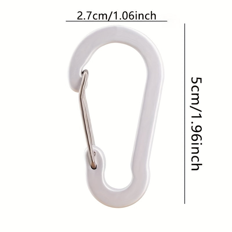 10pcs Quick drawing Aluminum Key Clip for Outdoor Activities