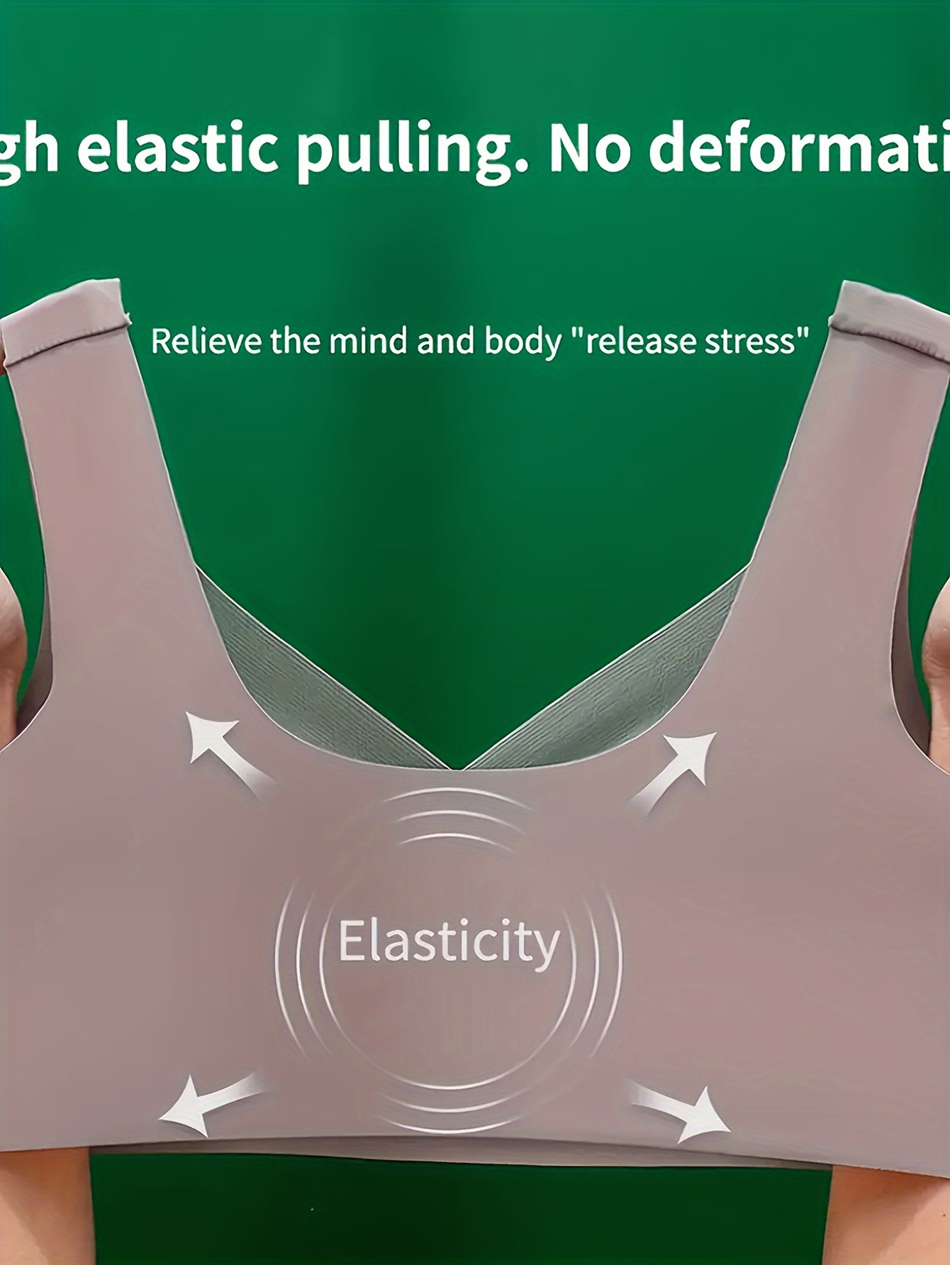 Mesh Wireless Bra Full Coverage Lingerie