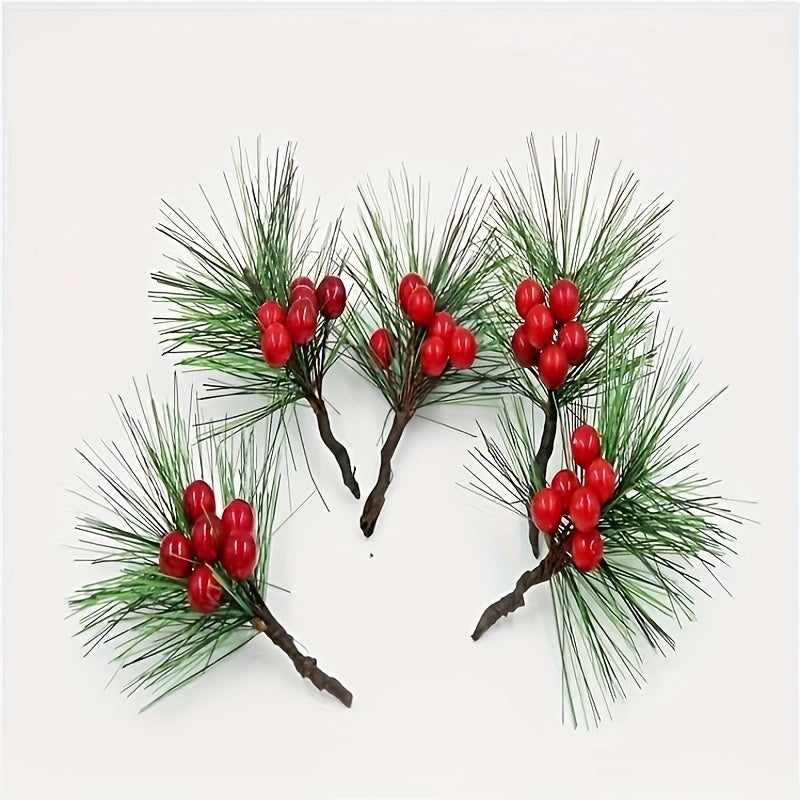 Simulation Christmas Branches Sticky Pine Cone Pine Needle Branches