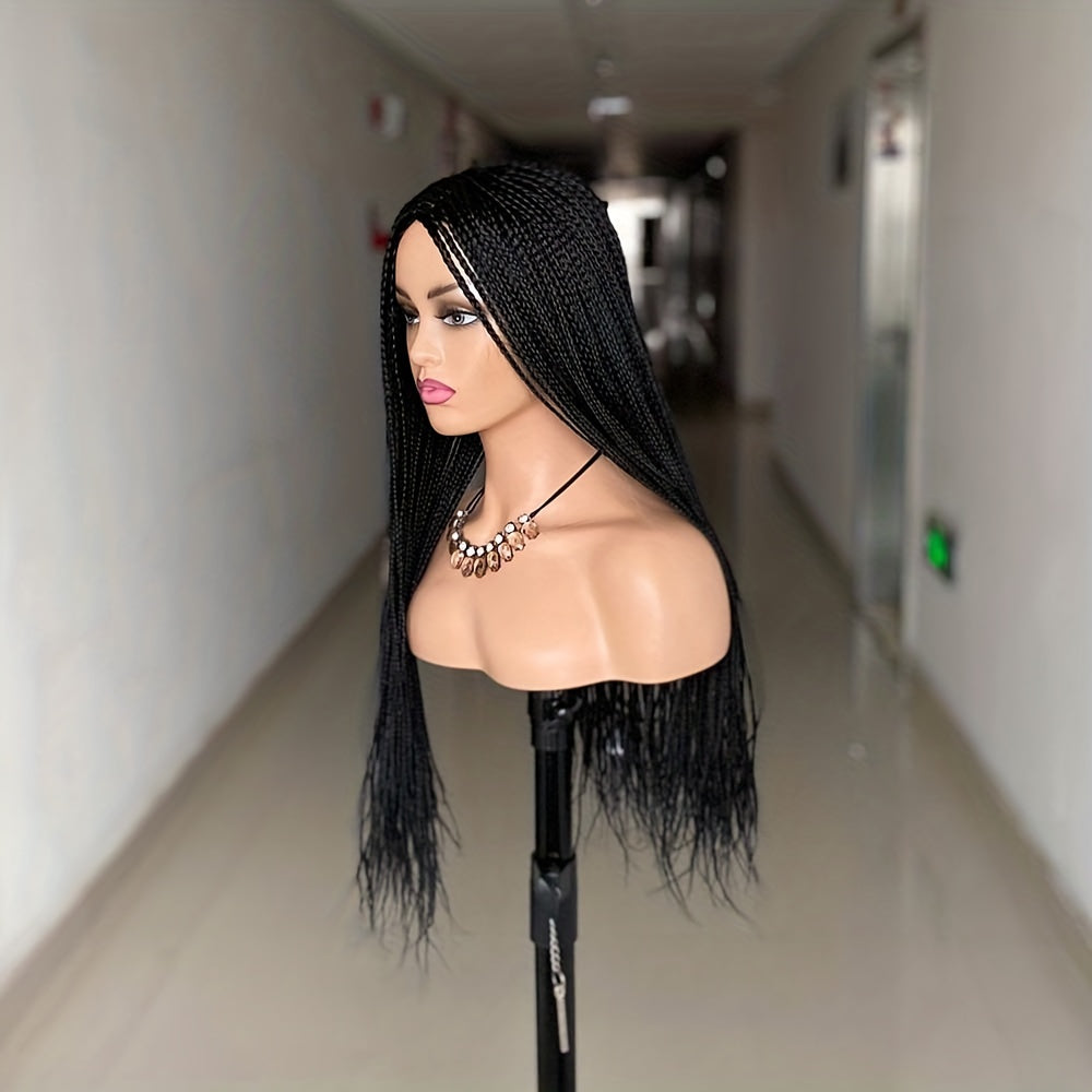 Ombre 66 04 Cm Straight Long Box Braided Wigs Synthetic Braids Wigs For Women