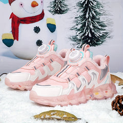 Plush Lining Shoes - Comfy Breathable Sneakers