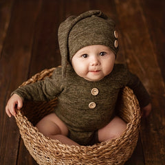 Newborn Photography Props Bodysuit Set